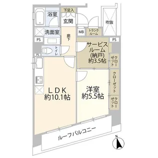 コンテ東中野(0006079)【9階】の間取り
