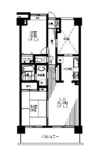 ダイアパレス潮見【14階】の間取り