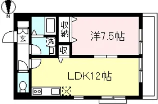 ブランドール【2階】の間取り