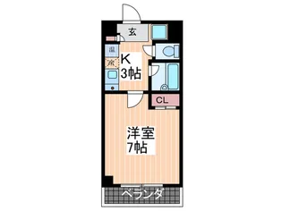 アイランドシティ猫屋町【2階】の間取り