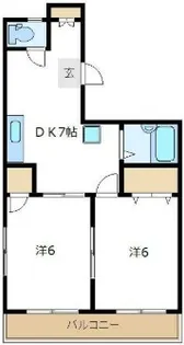 吉田ビル【2階】の間取り