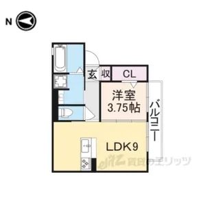 プランドール奈良【2階】の間取り