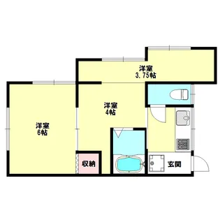 村井文化【2階】の間取り