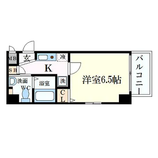 エスリード京橋III番館【3階】の間取り