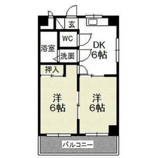 スワン一番館【3階】の間取り