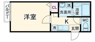 コンフォール一ノ割【1階】の間取り