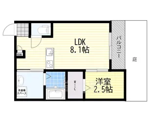 リアコート千里丘1 SOUTH【1階】の間取り