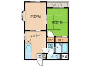 マイタウンオオツカ【4階】の間取り
