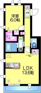 グラン・ジュテ【3階】の間取り