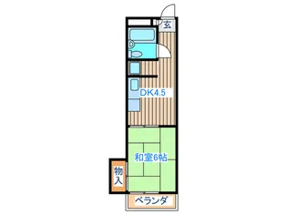 コーポ愛知【3階】の間取り