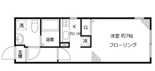 MODULOR茗荷谷【3階】の間取り