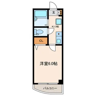 リビオンコート【1階】の間取り