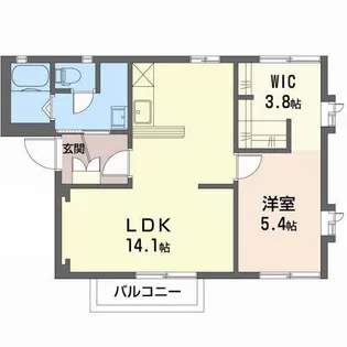 フレグランスこうえ【2階】の間取り