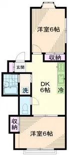 メゾンドエルデーラ【1階】の間取り