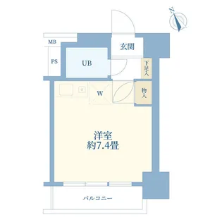 アルス中目黒【10階】の間取り