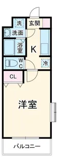 メゾンニューヴィレッジIII【2階】の間取り