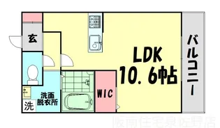 アンプルール茶谷【1階】の間取り