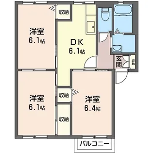 サニーハウス【2階】の間取り