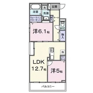 ルミエ エトワール【3階】の間取り