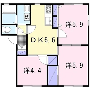 アスティオンII【1階】の間取り