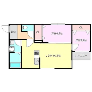 ピノコ2【3階】の間取り