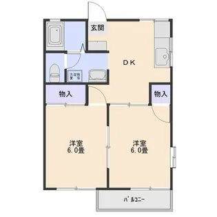 アップライゼ【2階】の間取り