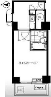 ステューディオ虎ノ門【9階】の間取り