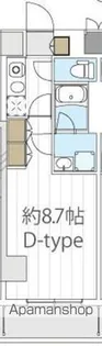 LEXE AZEST横濱関内【7階】の間取り