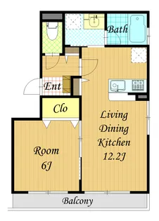 EST六【3階】の間取り