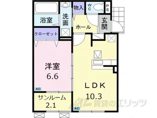 ベル・グレイス【1階】の間取り