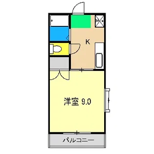 マンションアーバン【4階】の間取り