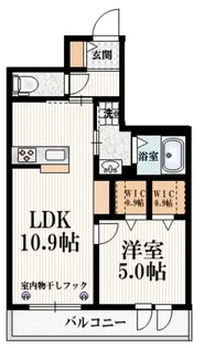 フォンティーヌ東尾久【2階】の間取り