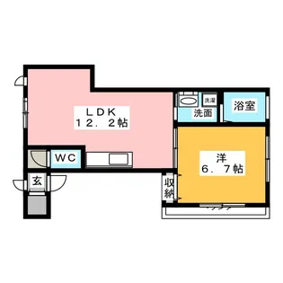 アルメゾンK【2階】の間取り