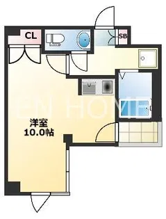 フェリーチェ本町EST【9階】の間取り