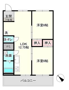 モダンピース【4階】の間取り