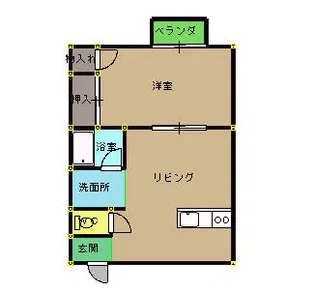 ヴィラ大新田【2階】の間取り