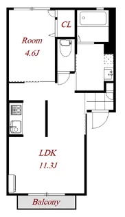 アークコート【2階】の間取り