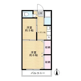 ハウスもがみ【1階】の間取り