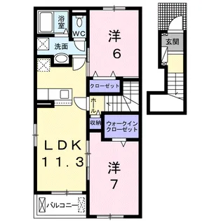 『アヴニールIV』【2階】の間取り