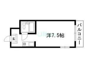 第二京都メゾンベルジュ西京極【3階】の間取り