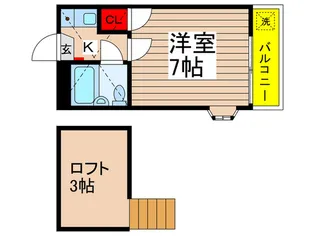 ラシャンス【2階】の間取り