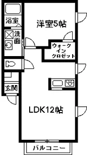 アークコート下大島【1階】の間取り