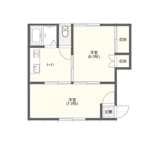 フレグランス1223【2階】の間取り