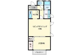 KANアベニュー【2階】の間取り