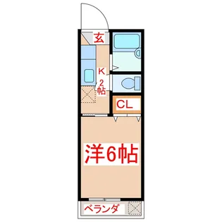 キャラバンハイツ【2階】の間取り