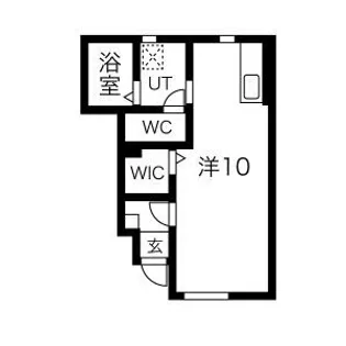 porte bonheur III【1階】の間取り