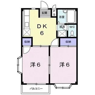 埼玉県鴻巣市前砂【アパート】の間取り