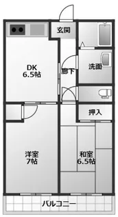 グリーンヒルズ【3階】の間取り