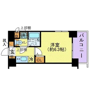フェニックス西新宿弐番館【2階】の間取り