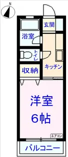 ココナッツハイツI【2階】の間取り